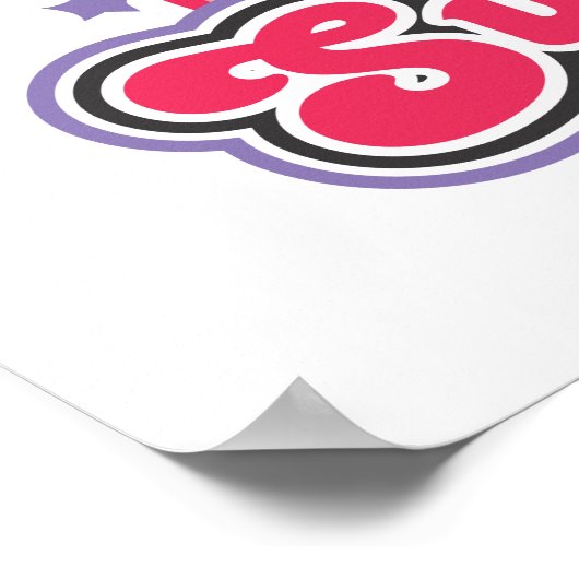 PEBBLES™ Super Star Poster (Hoek)