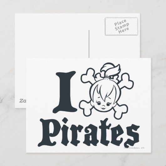 PEBBLES™ The Pirate Briefkaart (Voorkant / Achterkant)