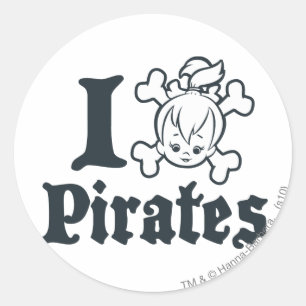 PEBBLES™ The Pirate Ronde Sticker