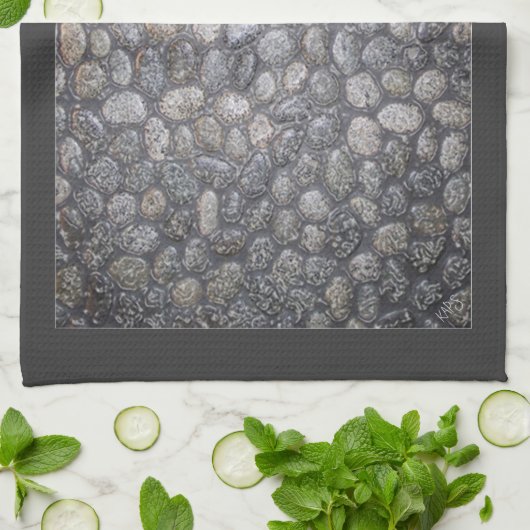 Pebbles Theedoek (Gevouwen)