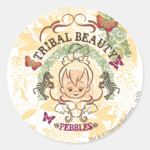 PEBBLES™ Tribale Beauty Ronde Sticker