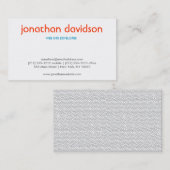 PEBBLES TYPOGRAFISCH (horizontaal) Visitekaartje (Voorkant / Achterkant)