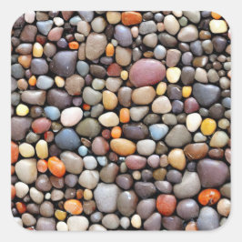 Pebbles Vierkante Sticker