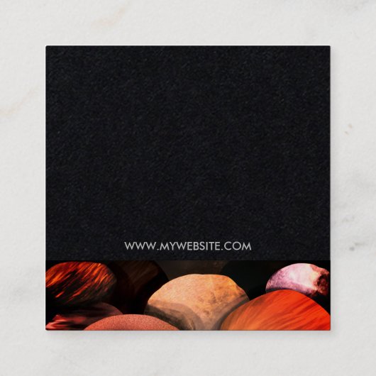 Pebbles Visitekaartje (Achterkant)