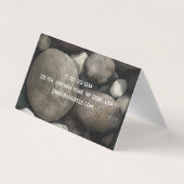 Pebbles Visitekaartje (Achterkant)