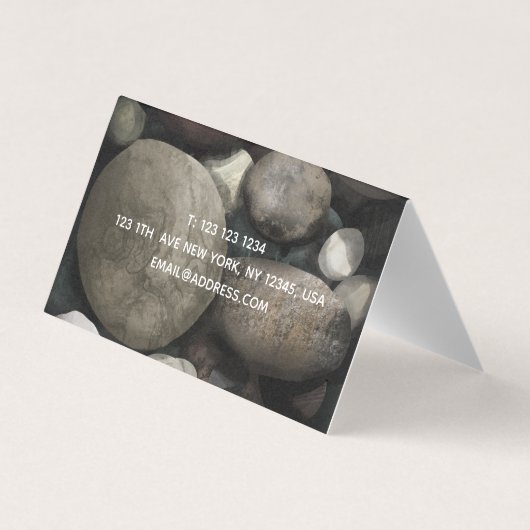 Pebbles Visitekaartje (Achterkant)