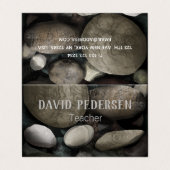 Pebbles Visitekaartje (Buitenkant ongevouwen)