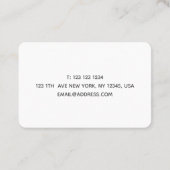 Pebbles Visitekaartje (Achterkant)