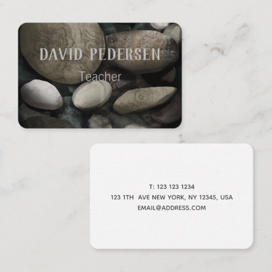 Pebbles Visitekaartje (Voorkant / Achterkant)