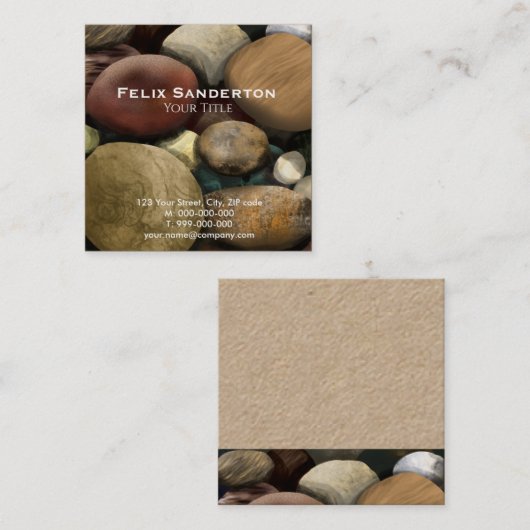 Pebbles Visitekaartje (Voorkant / Achterkant)