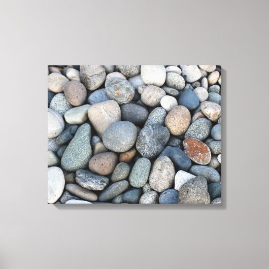 Pebbles Wall Art Canvas Afdruk (Voorkant)