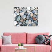 Pebbles Wall Art Canvas Afdruk (Insitu (Woonkamer))