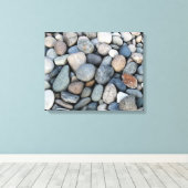 Pebbles Wall Art Canvas Afdruk (Insitu (Houten vloer))