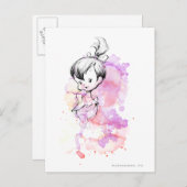 PEBBLES™ Waterverf Sketch Briefkaart (Voorkant / Achterkant)