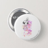 PEBBLES™ Waterverf Sketch Ronde Button 5,7 Cm (Voorkant /achterkant)