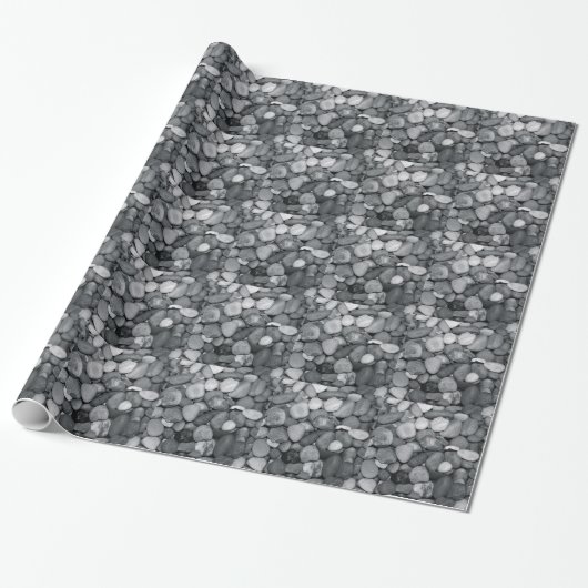 Pebbles Wrapping Paper Cadeaupapier (Uitgerold)