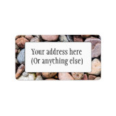 Pebbly Beach Etiket (Voorkant)