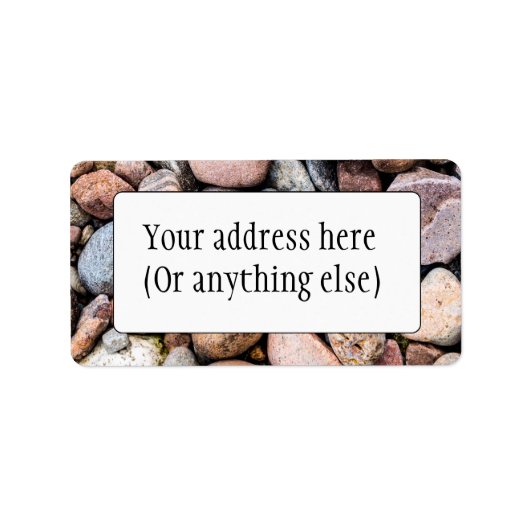 Pebbly Beach Etiket (Voorkant)