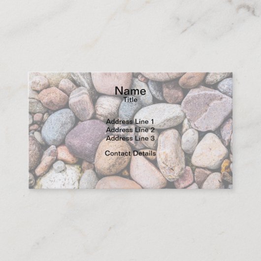 Pebbly Beach Visitekaartje (Voorkant)