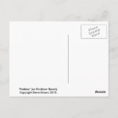Pebel (op voorkant strand) briefkaart (Achterkant)