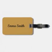 Pebels in water -  bagagelabel (Achterkant horizontaal)