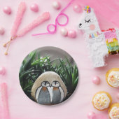 Pebguins Stone Plant Photo Paper Bord 7 in (Feest)