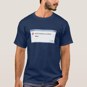 PEBKAC (probleem bestaat tussen toetsenbord en sto T-shirt
