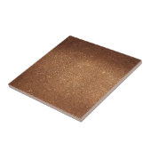 Pecan Caramel Bruin Glitter Wandvloer Keuken Tegeltje (Zijkant)