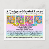 Pecan Cookie Martini Recipe Briefkaart (Voorkant)