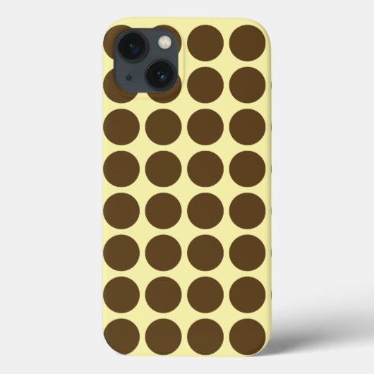 Pecan Cream Neutrale Stippen Case-Mate iPhone Case (Achterkant)