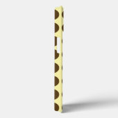 Pecan Cream Neutrale Stippen Case-Mate iPhone Case (Achterkant / Rechts)