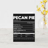 Pecan E Nutrition Facts Tee Family Matching Christ Kaart (Gele Bloem)