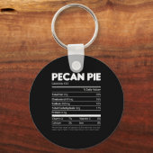Pecan E Nutrition Facts Tee Family Matching Christ Sleutelhanger (Voorkant)