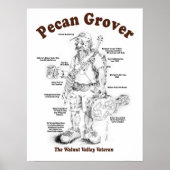 Pecan Grover 15 x 20 Poster (Voorkant)
