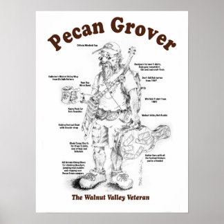 Pecan Grover 15 x 20 Poster