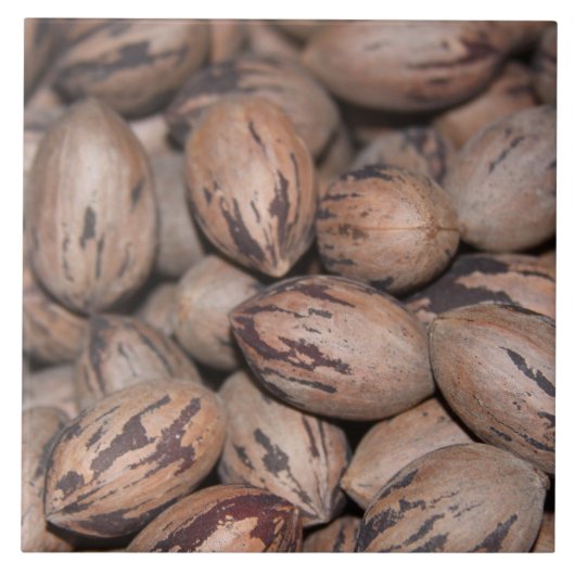 Pecan-keramische Tegel Tegeltje (Voorkant)