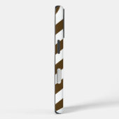 Pecan Neutrale Chevrons Case-Mate iPhone Case (Achterkant / Rechts)