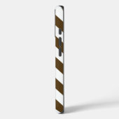 Pecan Neutrale Chevrons Case-Mate iPhone Case (Achterkant / Links)
