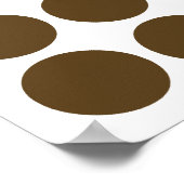 Pecan Neutrale Stippen Poster (Hoek)