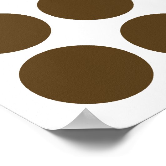 Pecan Neutrale Stippen Poster (Hoek)