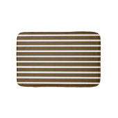 Pecan Neutrale Stripes Badmat (Voorkant)