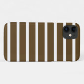Pecan Neutrale Stripes Case-Mate iPhone Case (Achterkant (horizontaal))