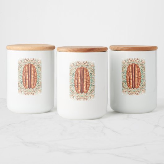 Pecan Nut, Sticker voor voedselcontainer van Natas (Flessen)