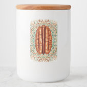 Pecan Nut, Sticker voor voedselcontainer van Natas (Voorkant)