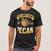 Pecan Nuts Roasted Tree Snoep Pie Praline Cookies T-shirt (Voorkant)