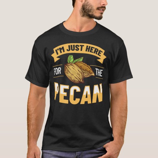 Pecan Nuts Roasted Tree Snoep Pie Praline Cookies T-shirt (Voorkant)