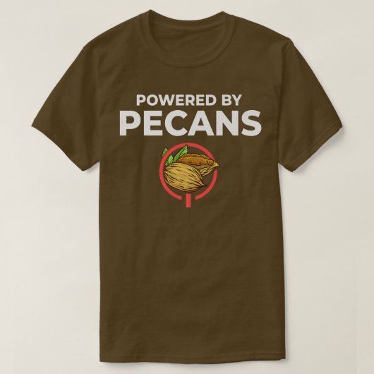 Pecan Nuts Roasted Tree Snoep Pie Praline Cookies T-shirt (Design voorkant)