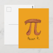 Pecan Pi Cute Wiskunde Pi Day Briefkaart (Voorkant / Achterkant)