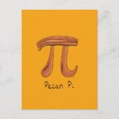 Pecan Pi Cute Wiskunde Pi Day Briefkaart (Voorkant)