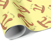 Pecan Pi Cute Wiskunde Pi Day Gift Wrapping Paper Cadeaupapier (Rol Hoek)